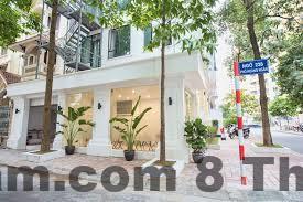 Bếp nhỏ trong phòng Ami Apartment Hà Nội cho khách tự nấu ăn