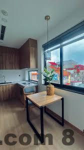 Khu vực ăn uống đơn giản tại The Galaxy Home Hotel & Apartment