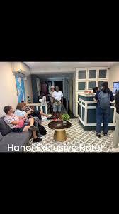 Khu vực ăn sáng đơn giản tại Hanoi Exclusive Hotel