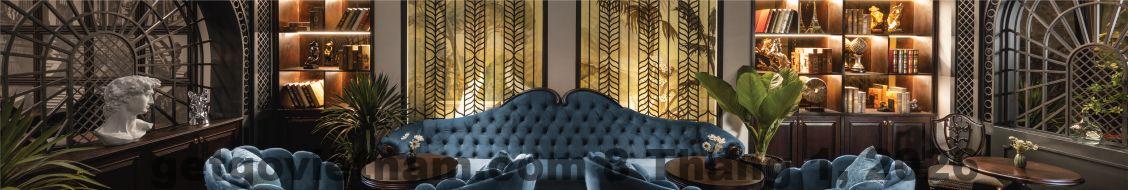 Không gian sảnh lễ tân Meritel Hanoi với phong cách boutique sang trọng