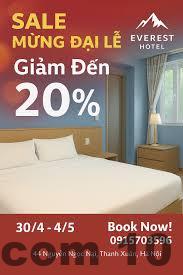 Bữa sáng đơn giản tại khách sạn quy mô nhỏ như EVEREST HOTEL