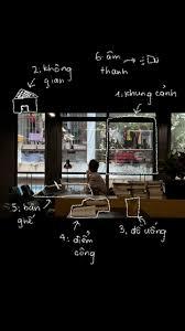 Không gian phòng nghỉ đơn giản tại GOLDEN Coffe