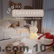 Không gian phòng studio tại OUR Homestay and Studio với nội thất đơn giản, ánh sáng tự nhiên