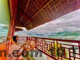 Cảnh sắc tuyệt vời quanh resort, mang lại không gian nghỉ dưỡng thư giãn