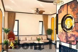 Khu vực ăn uống đơn giản tại khách sạn gần sân bay Nội Bài