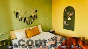 Khu vực xung quanh Didou Homestay với đường làng yên tĩnh tại Đông Anh