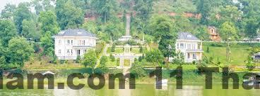 Khung cảnh yên bình tại khách sạn Đồng Mô Sơn Tây