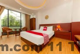 Khu vực ăn uống đơn giản tại Khách Sạn Bạch Dương Ba Vì