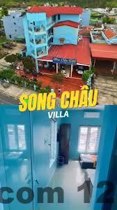 Phòng ngủ tại Khách Sạn Vila Song Châu với nội thất cơ bản và ánh sáng tự nhiên