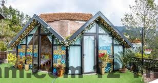 Phòng nghỉ đơn giản tại khách sạn Tam Đảo với nội thất cơ bản