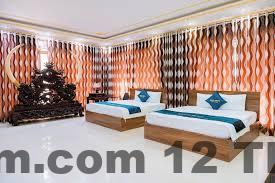 Phòng đôi Sky Night Hotel Bắc Ninh với nội thất đơn giản, đầy đủ tiện nghi cơ bản