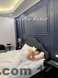 Không gian chung tại Golden Hotel Yên Phong mang phong cách tối giản