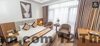 Phòng ngủ Moonlight Hotel An Khánh – giường lớn, nội thất đơn giản, bố trí gọn gàng và đủ tiện nghi cơ bản
