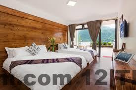 Không gian phòng đơn giản tại Khách Sạn Việt Anh Sa Pa, không có tiện ích cao cấp