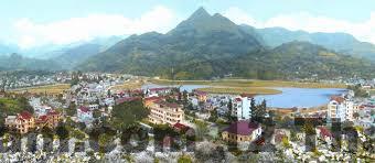 Hành lang bên trong khách sạn Ngan Nga Bac Ha Hotel