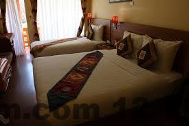 Hành lang và không gian chung tại Khách sạn Rồng Sa Pa, thiết kế đơn giản