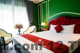 Phòng khách sạn trang bị đầy đủ tiện nghi, không gian rộng rãi