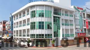 Khu vực tiền sảnh và khu vực tiếp tân tại khách sạn Hải Trà