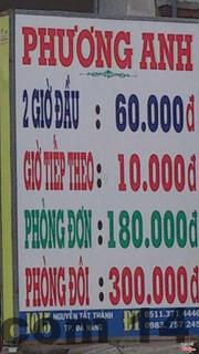 Đồ ăn sáng tại khách sạn Phương Anh 6.