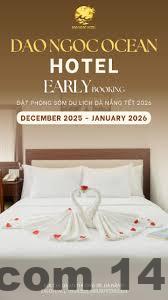 Không gian sảnh lễ tân Đảo Ngọc Beach Hotel Đà Nẵng