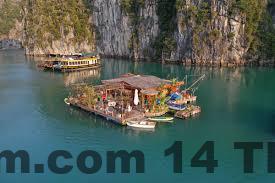 Khu vực ăn uống đơn giản tại khách sạn phổ thông ở Cát Hải