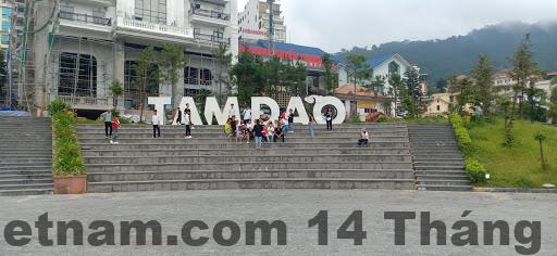 Khu vực lễ tân và nhân viên Hà Thành Hotel Tam Đảo