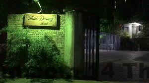 Khu vực ăn sáng đơn giản tại Thái Dương Hotel Việt Trì