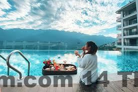 Hành lang bên trong Khách Sạn Nhật Tân Vĩnh Ngọc