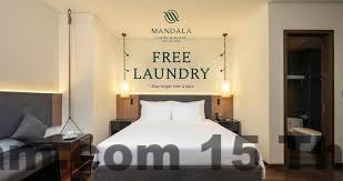 Khu vực nhà hàng và buffet sáng tại Mandala Hotel & Suites Bắc Giang với không gian rộng rãi