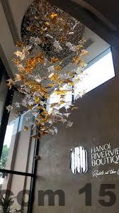 Khu vực ăn sáng tại Hanoi Riverview Boutique Hotel với thực đơn đơn giản và không gian gọn gàng