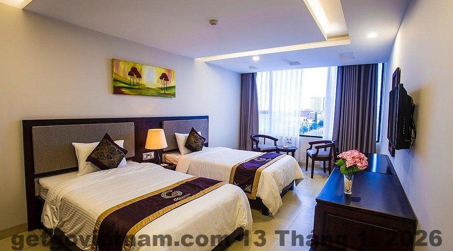 Không gian phòng nghỉ đơn giản nhưng đầy đủ tiện nghi.