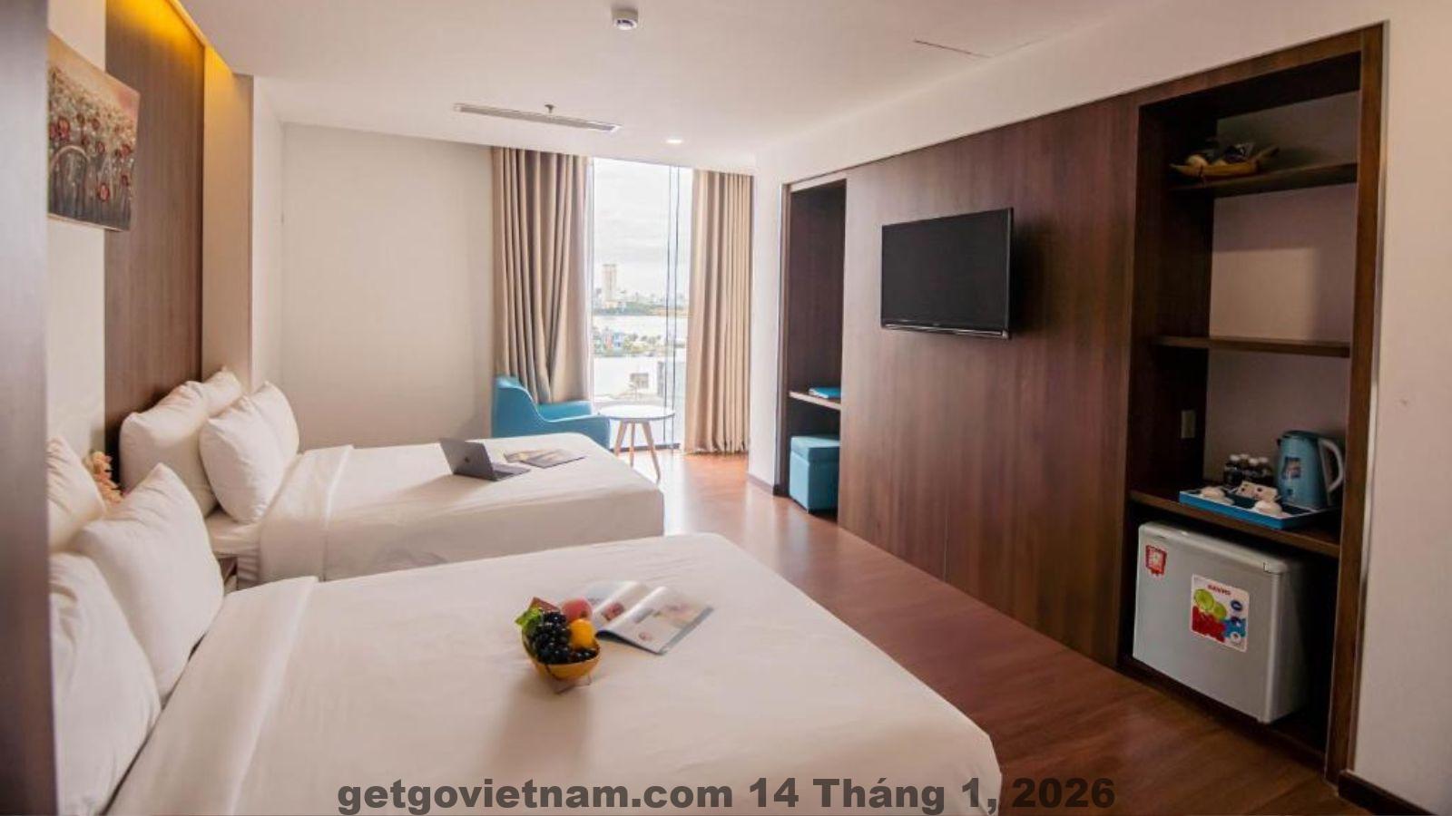 Phòng ngủ tại Liên Thành Hotel