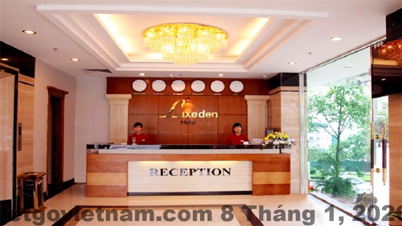 Khách sạn Luxeden Hà Nội review 2026: Có đáng ở khu Cầu Giấy? 5 Khu vực lễ tân khách sạn Luxeden Hà Nội