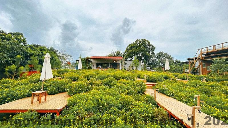 Không gian xung quanh khách sạn Green Town Mộc Châu