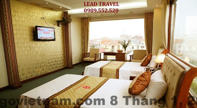 Ảnh bữa sáng tại khách sạn – Món ăn truyền thống đơn giản nhưng ngon miệng.