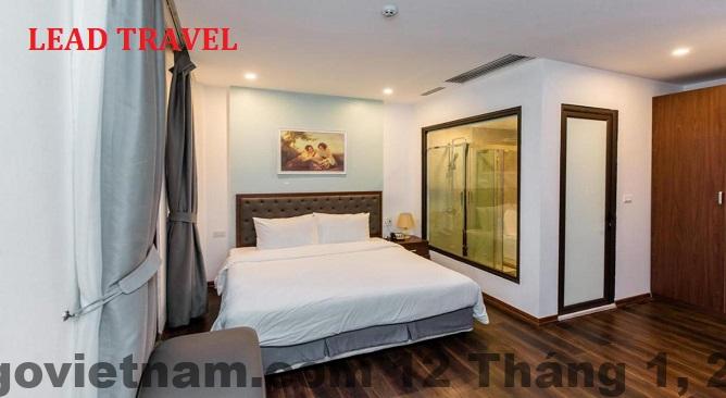 Phòng ngủ rộng rãi và đầy đủ tiện nghi tại Paradise Hotel.