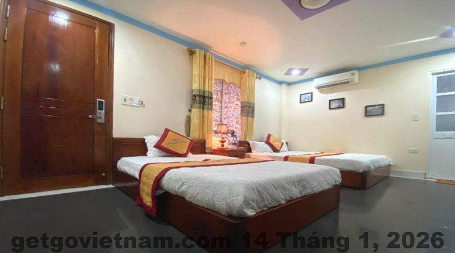 Quynh Trang Hotel nằm gần chợ Cát Bà, bến tàu và các nhà hàng hải sản, thuận tiện đi bộ