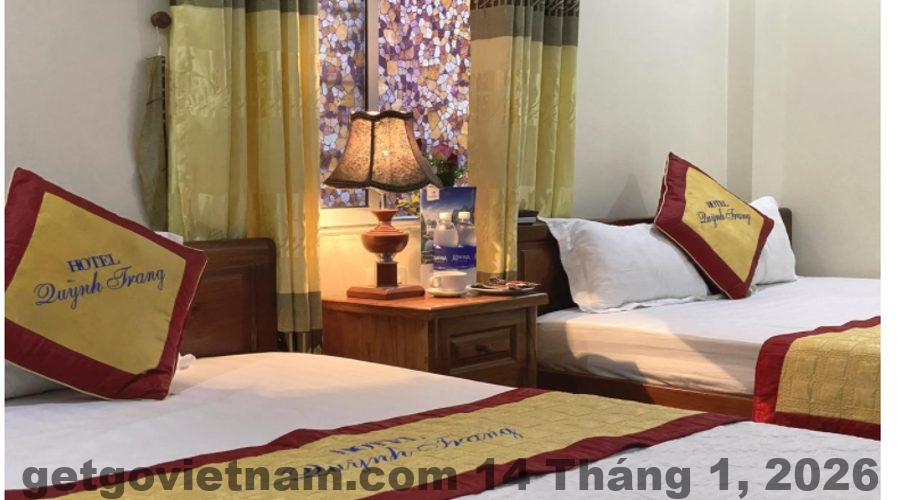 Khu vực ăn sáng tại Quynh Trang Hotel phục vụ món đơn giản, đủ năng lượng cho buổi sáng