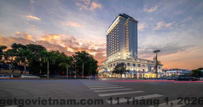Khu vực trung tâm thành phố Lạng Sơn gần khách sạn Hotel Diamond, nhiều tiện ích xung quanh