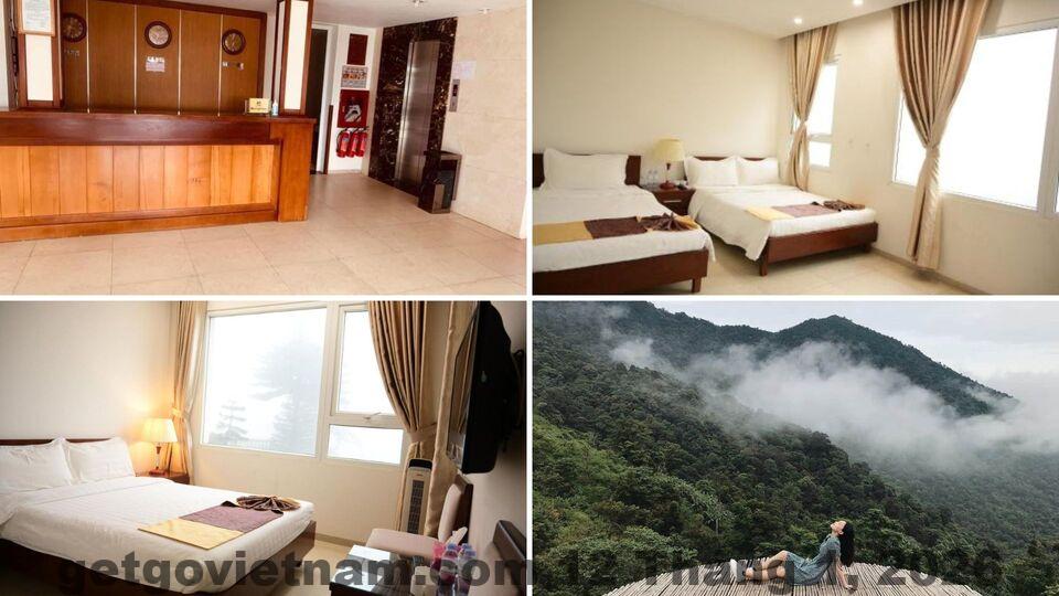 Khu vực trung tâm Tam Đảo gần Tây Bắc Hotel với không khí mát mẻ quanh năm