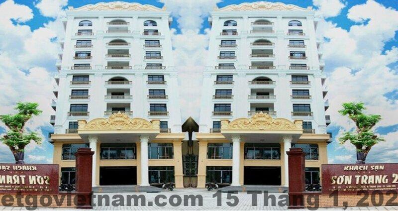 Không gian chung Hoàng Kiên Hotel đơn giản, không có tiện ích cao cấp