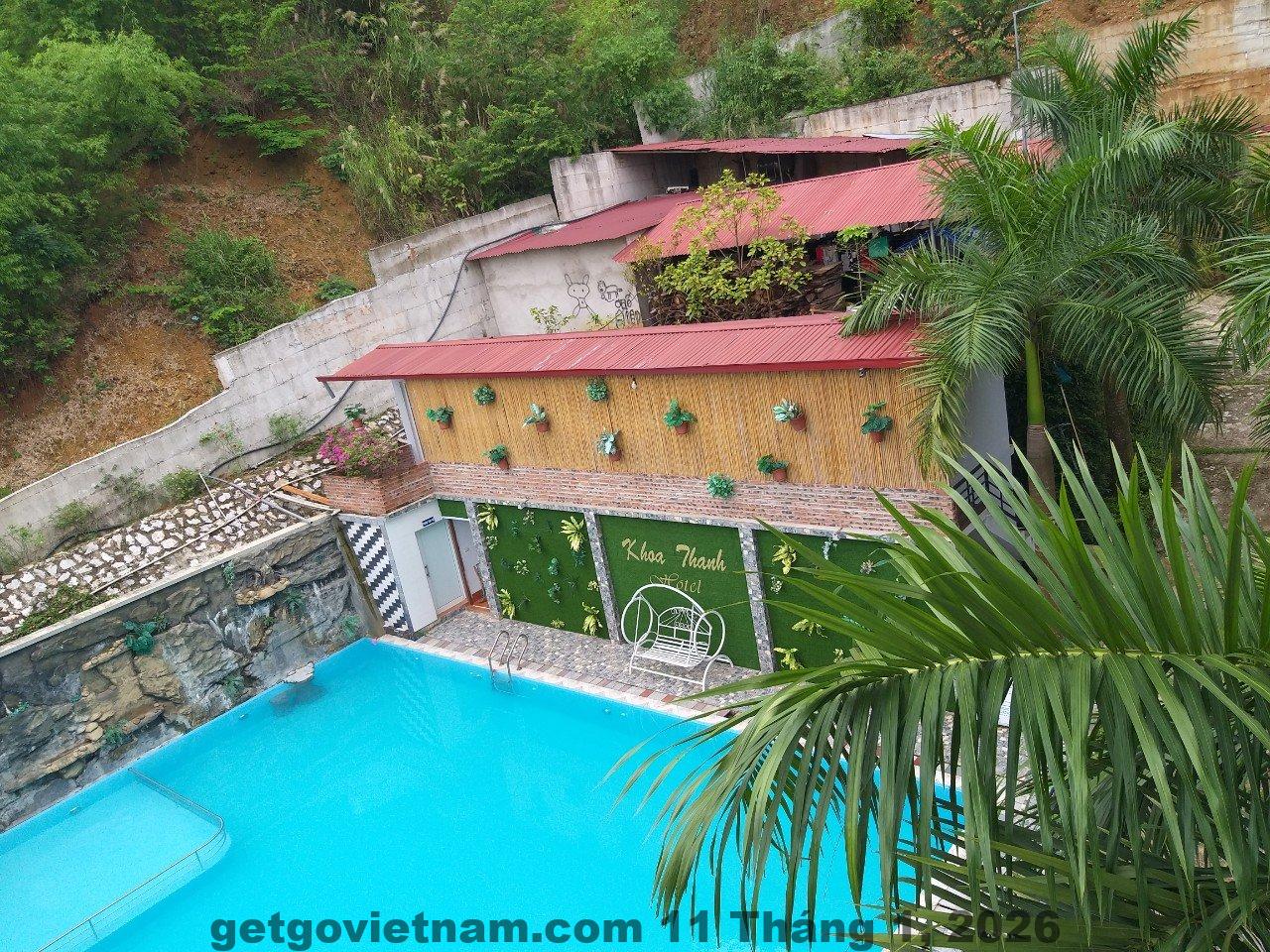 Vị trí Khách Sạn Khoa Thanh gần trung tâm Mai Châu