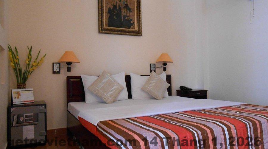 Khu vực lễ tân Kim Hotel & Apartment Hải Phòng phục vụ 24/7