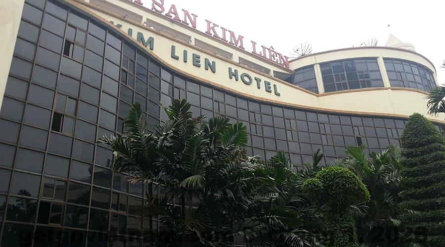 Một góc phòng tại khách sạn Kim Liên, với thiết kế tối giản nhưng hiện đại.