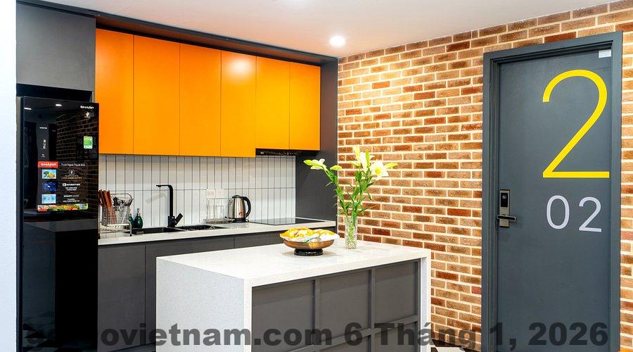 Đánh giá Wil'que Hotel Cửa Bắc | Review chuyên gia GetGo Vietnam 1 kitchen of co living