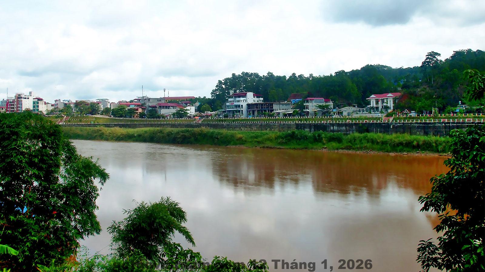 Khu vực trung tâm thành phố Lào Cai – nơi tập trung nhiều khách sạn, dịch vụ và trục giao thông chính