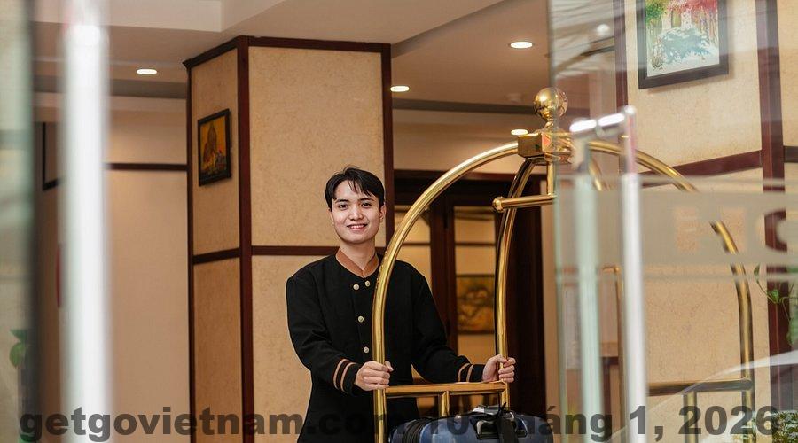 Tiện nghi tại khách sạn Sao Mai – không gian rộng rãi và sang trọng.