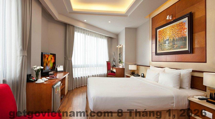 Khách sạn Luxeden Hà Nội review 2026: Có đáng ở khu Cầu Giấy? 3 Khách sạn Luxeden nằm trên trục Trần Thái Tông – khu văn phòng Cầu Giấy