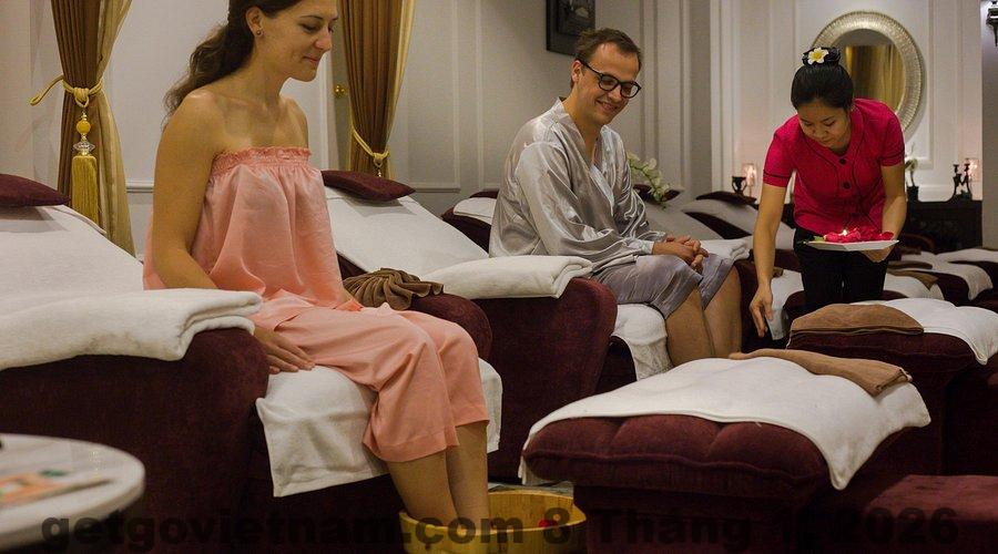 Marvel Spa tại Hanoi Marvellous Hotel & Spa với không gian massage thư giãn