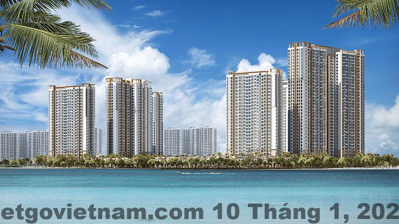 Không gian đô thị Masteri Waterfront ban ngày – sạch sẽ, quy hoạch đồng bộ